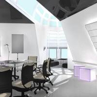 Дизайн проект комнаты переговоров в БЦ