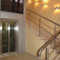 Дизайн проект лестничной площадки и лифтов в БЦ